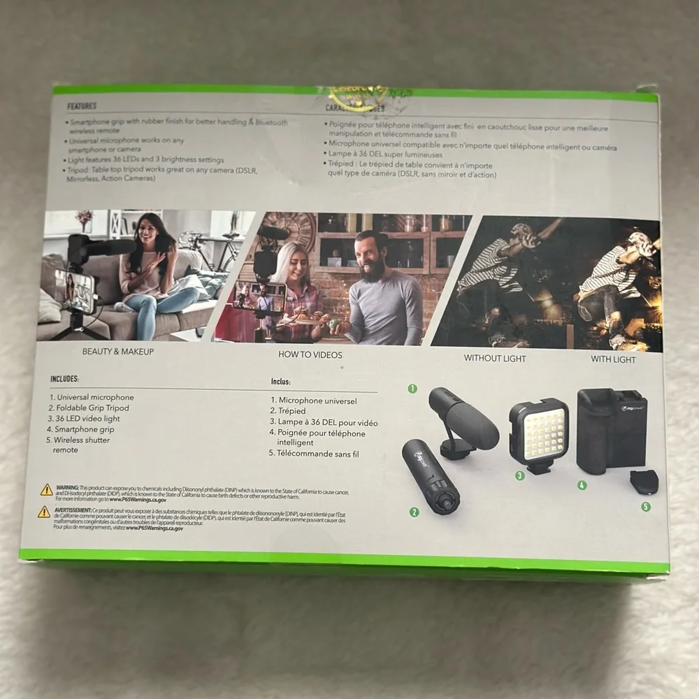 DigiPower Go Viral Follow Me Vlogging Kit – NWT
